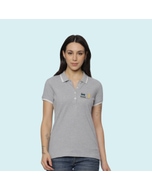 Allen Solly Polo T-shirt Women- Grey
